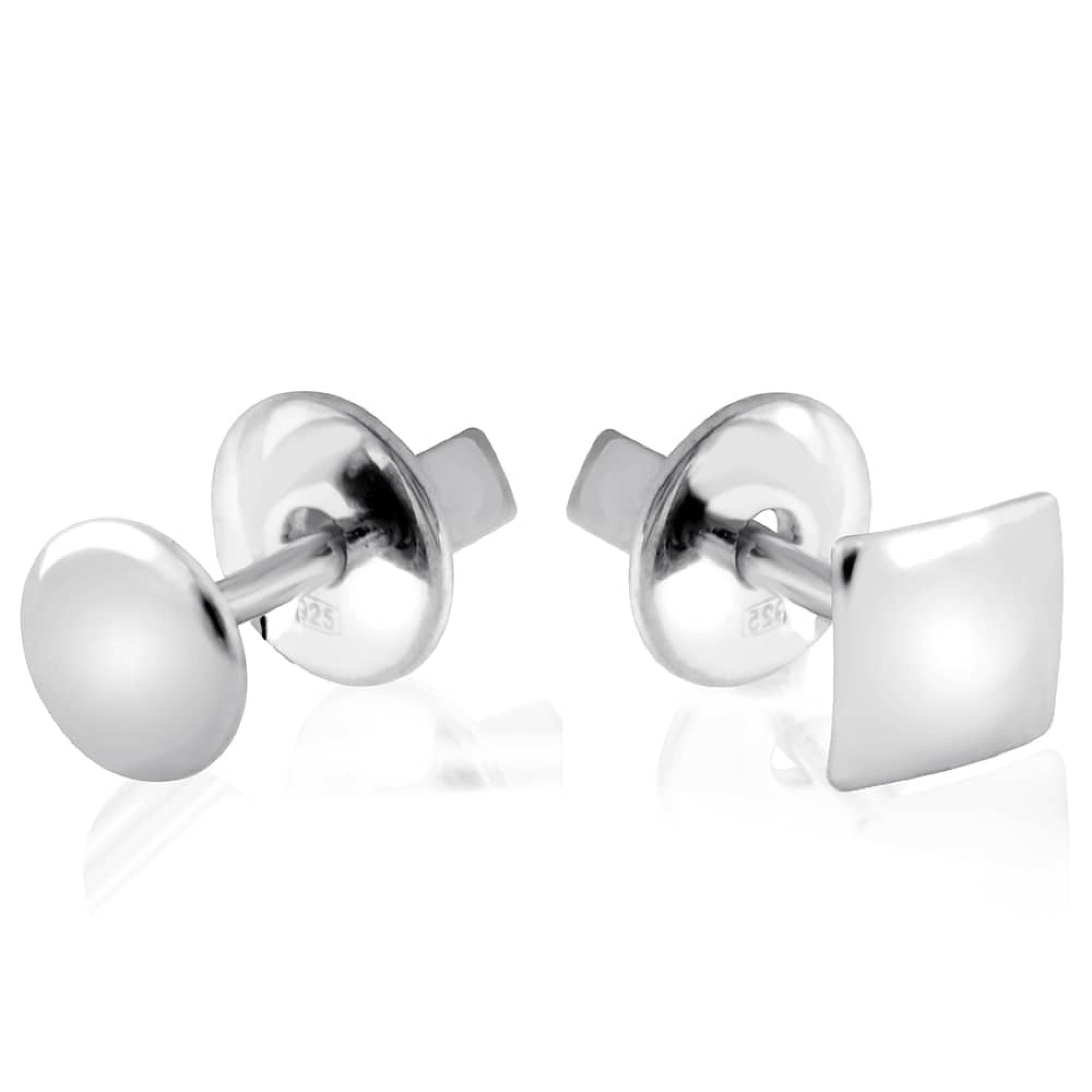 Срібні сережки-гвоздики (4883)