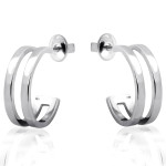 Срібні сережки-гвоздики  (4885) - комплект