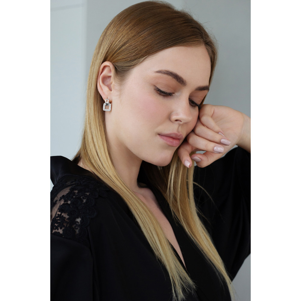 Срібні сережки (4892) - 3