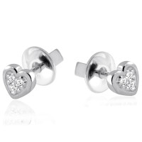 Срібні сережки-гвоздики Серце (4900) Рекомендації для вас
