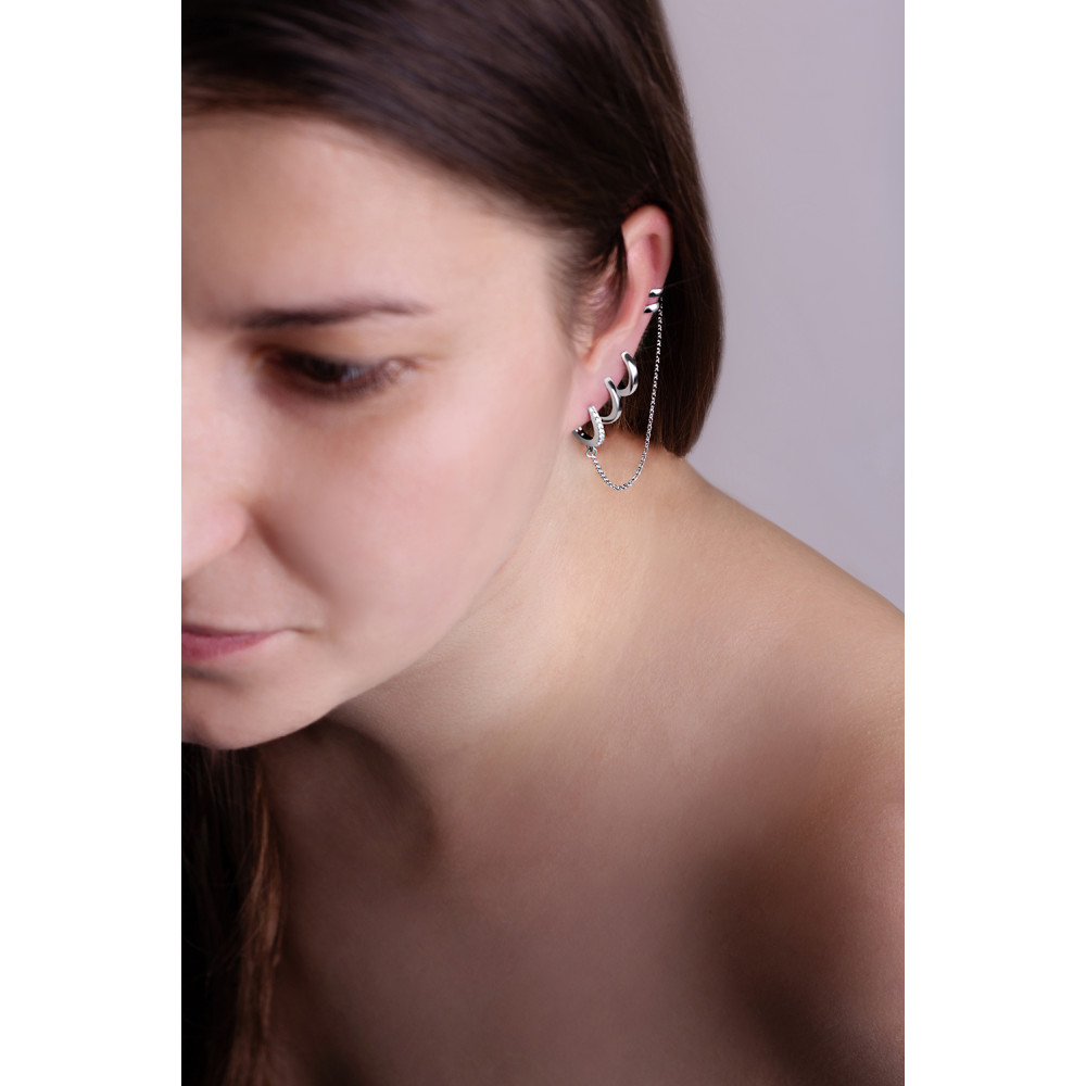 Срібні сережки (4902) - 3