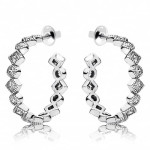 Срібні сережки-гвоздики (4913) - комплект