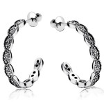 Срібні сережки-гвоздики (4914) - комплект