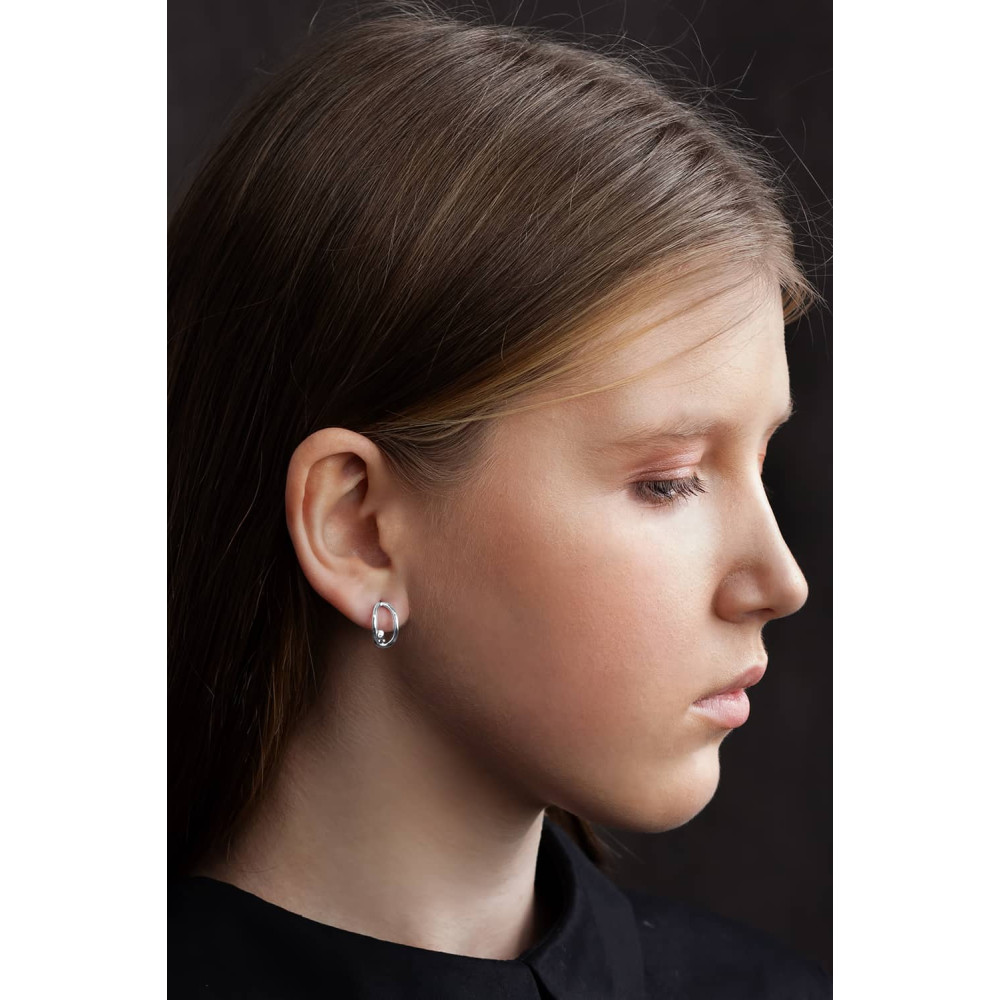 Срібні сережки (4916) - 5