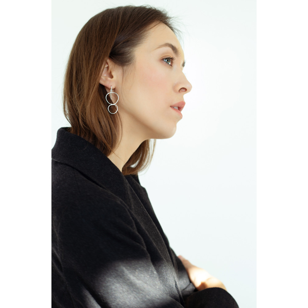 Срібні сережки (4920) - 3