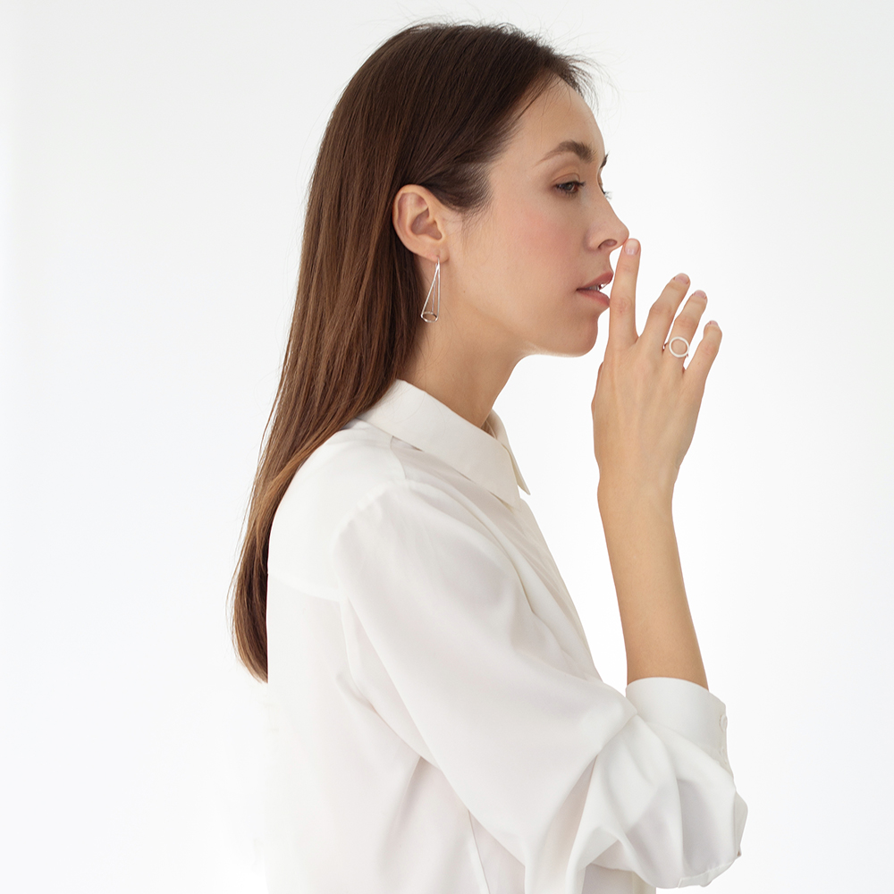 Срібні сережки (4921) - 8