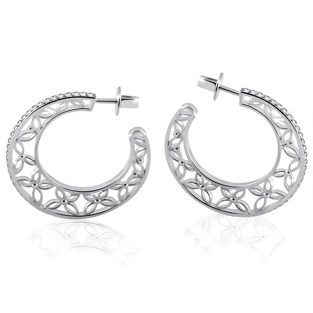 Срібні сережки-гвоздики (4923) - 1