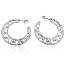 Срібні сережки-гвоздики (4923)