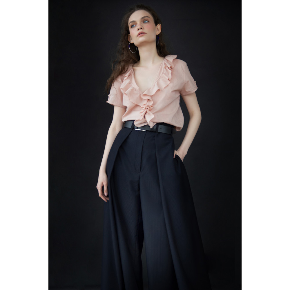 Срібні сережки конго 50 мм (4925) - 4