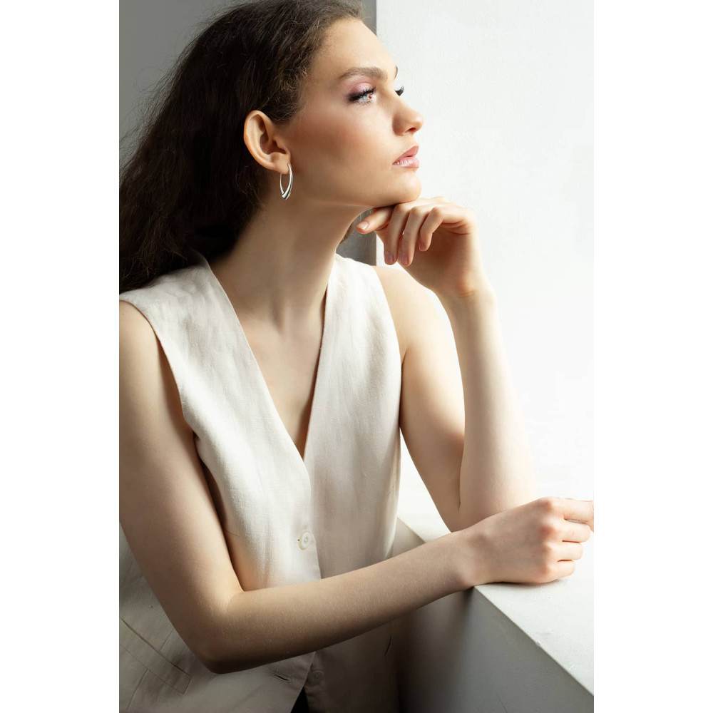 Срібні сережки (4931) - 3