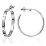 Срібні сережки-гвоздики (4943) - комплект