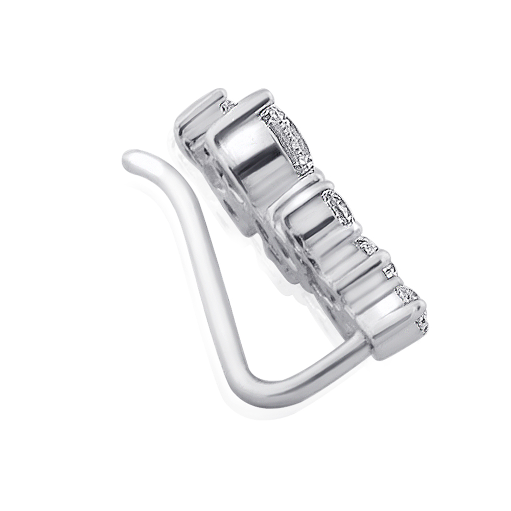 Срібні сережки - кафи (4945) - 2