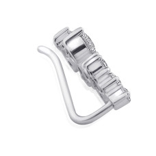 Срібні сережки - кафи (4945) - 2