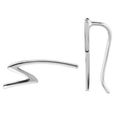 Срібна сережка - кафа (4946)