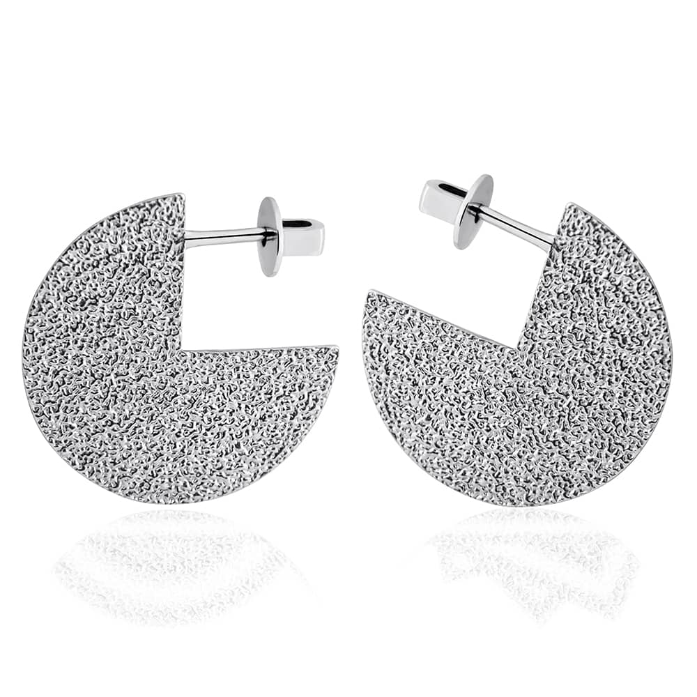 Срібні сережки-гвоздики (4949) - 1