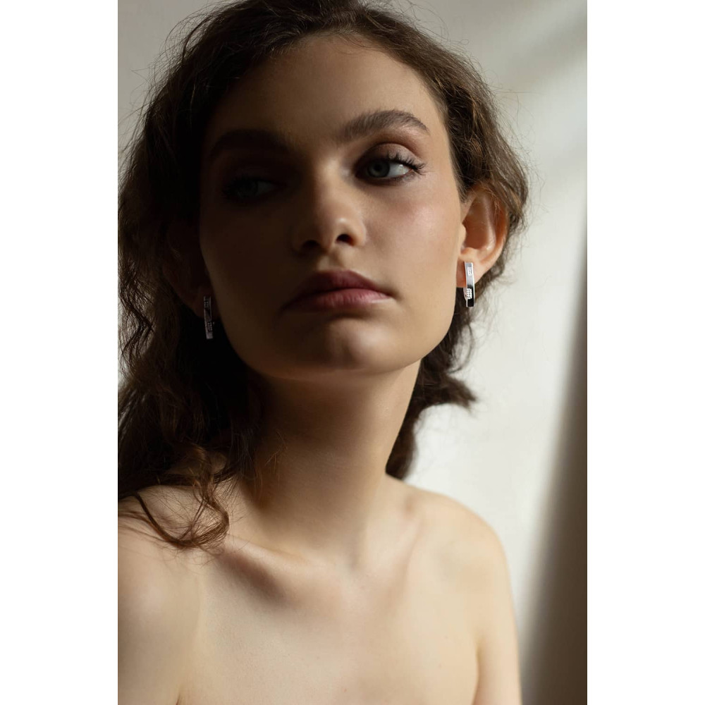 Срібні сережки (4951) - 6