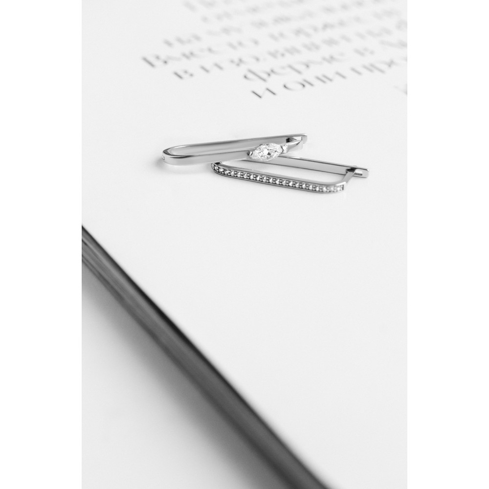 Срібні сережки (4954) - 5