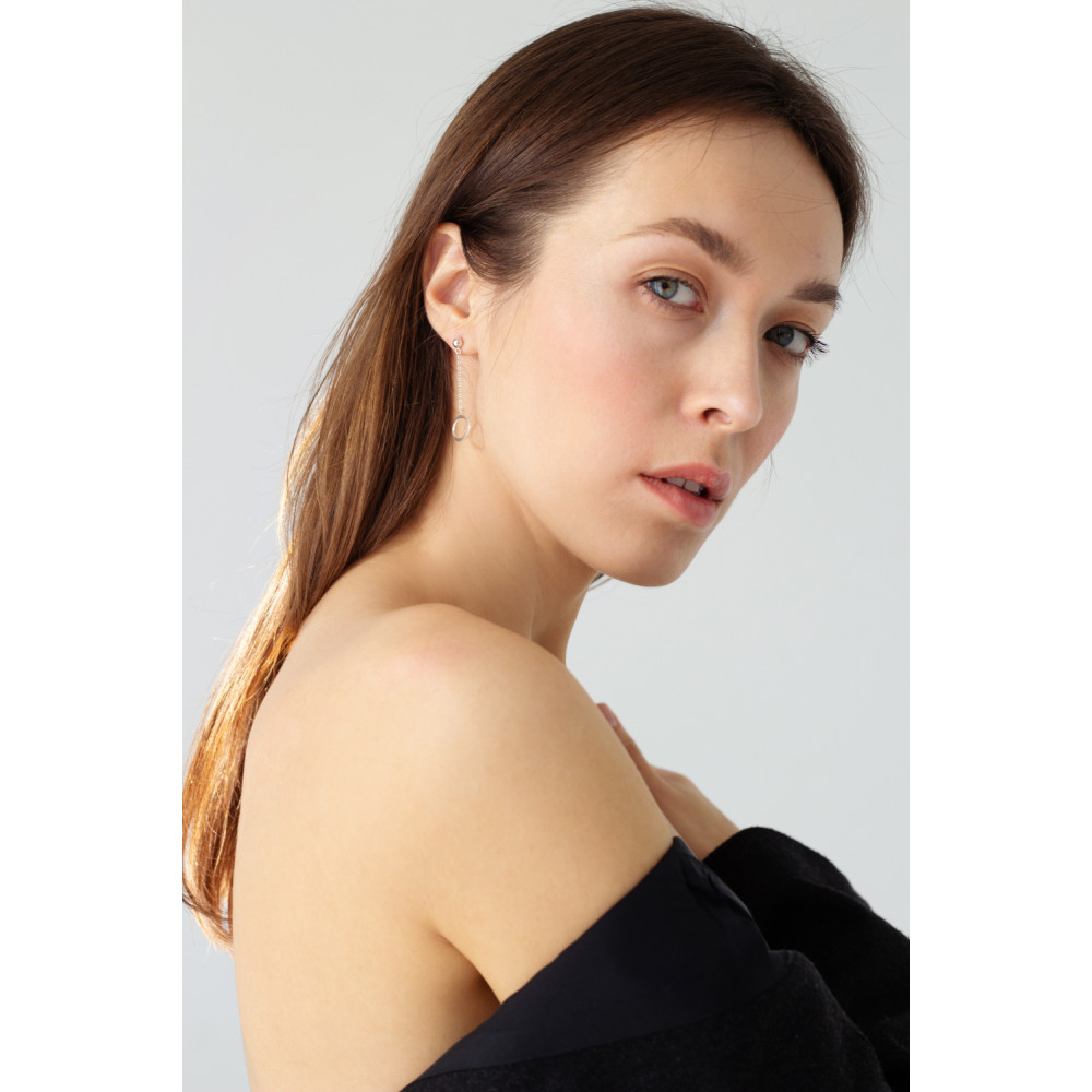 Срібні сережки- гвоздики (4955) - 2