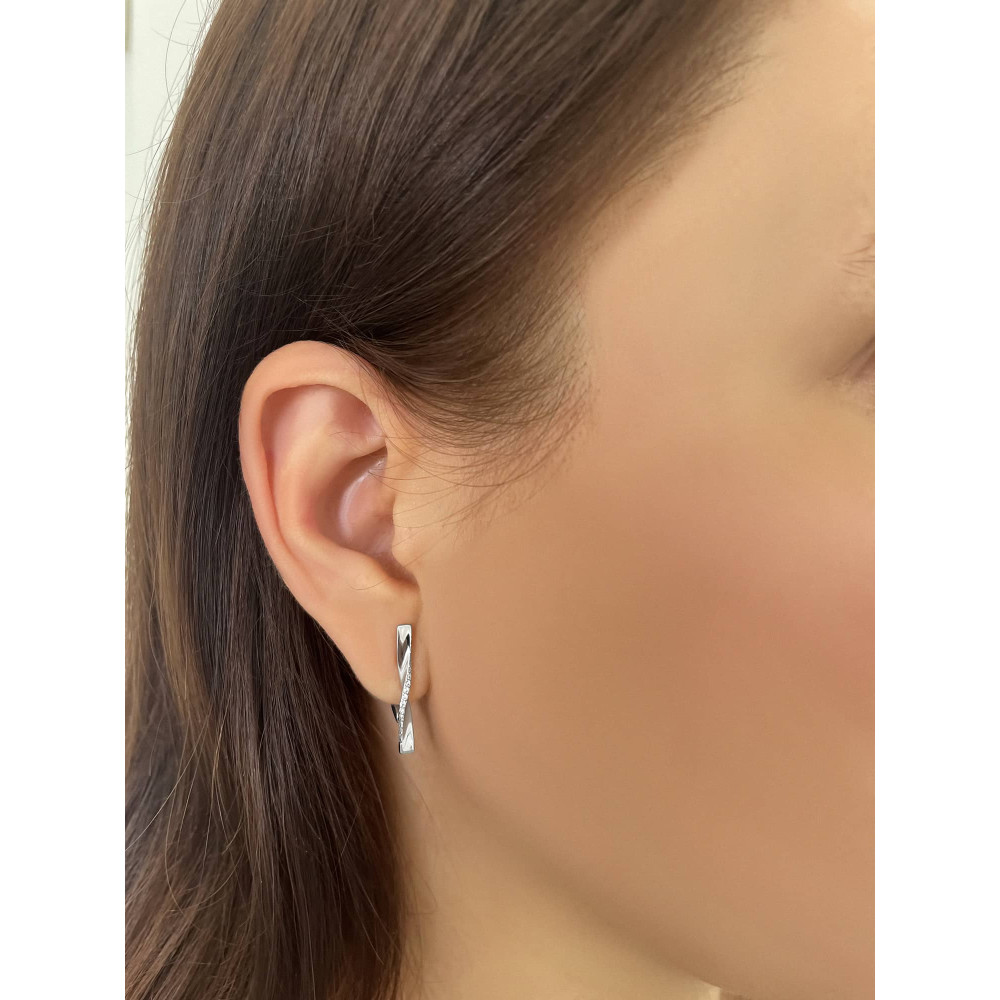 Срібні сережки (4962) - 3