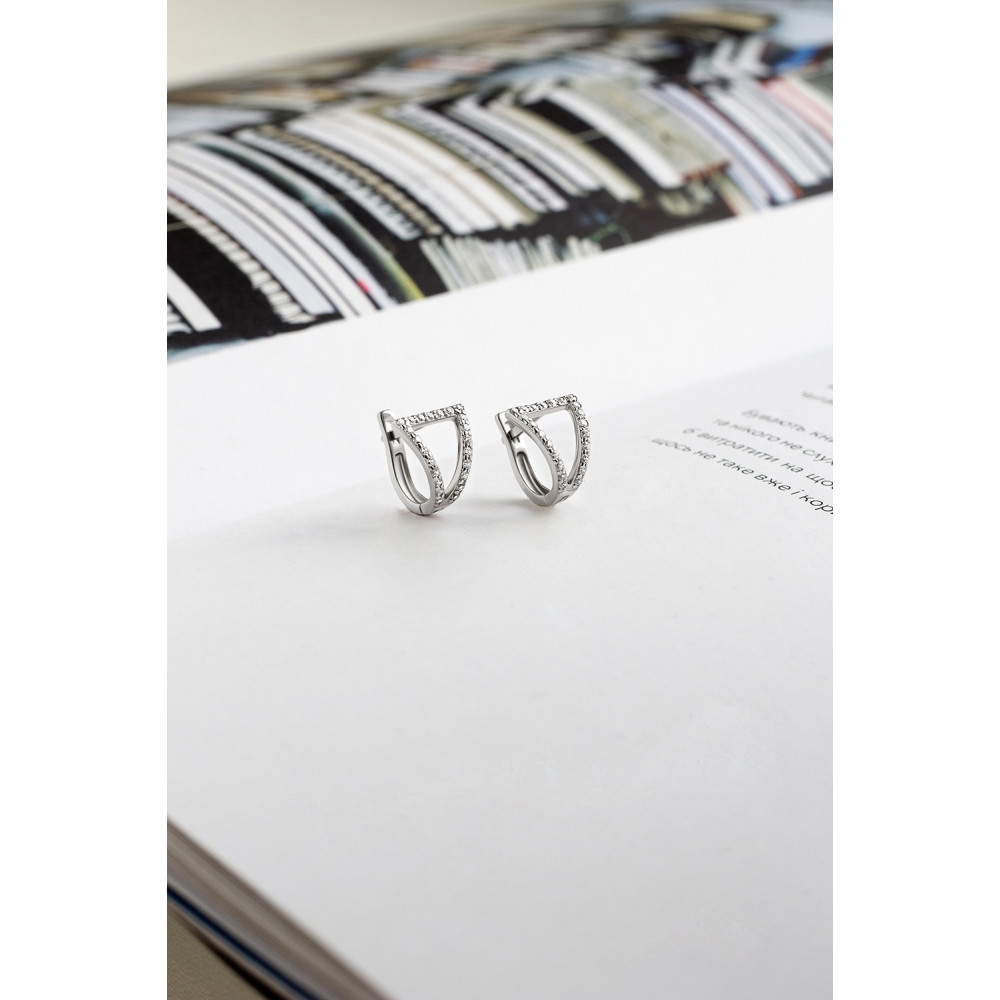 Срібні сережки (4966) - 6