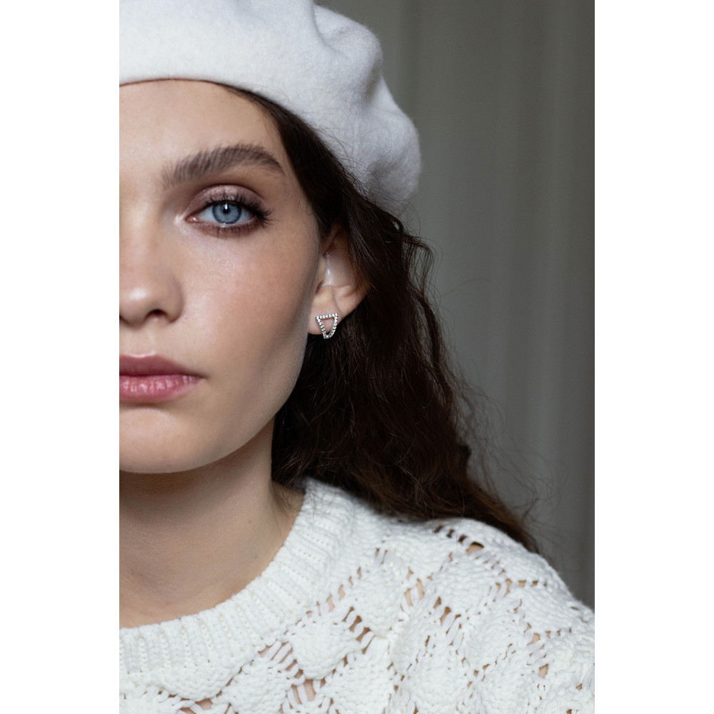 Срібні сережки (4966) - 5