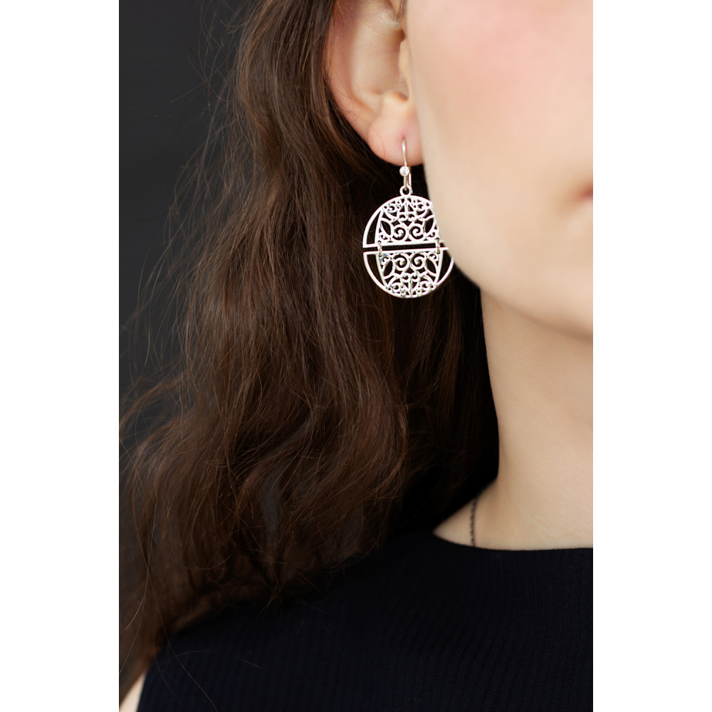 Срібні сережки (4971) - 5