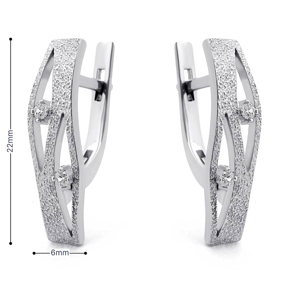 Срібні сережки (4972) - 6