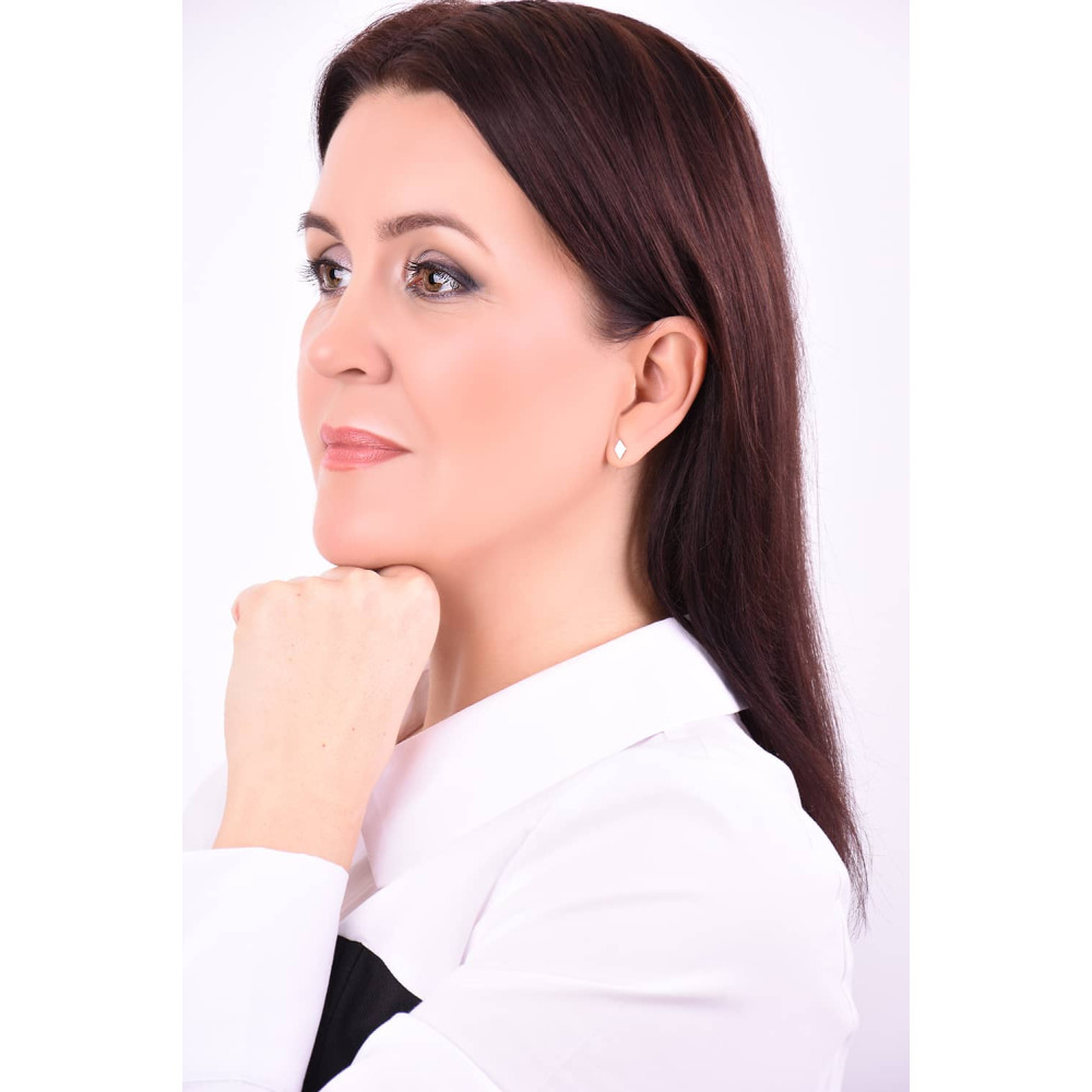 Срібні сережки-гвоздики (4976) - 2