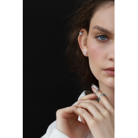 Срібна сережка- кафа (4947) Рекомендації для вас - 2