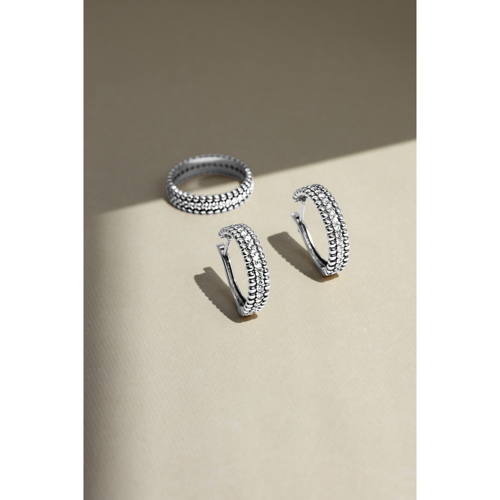 Срібні сережки (4981) - 5