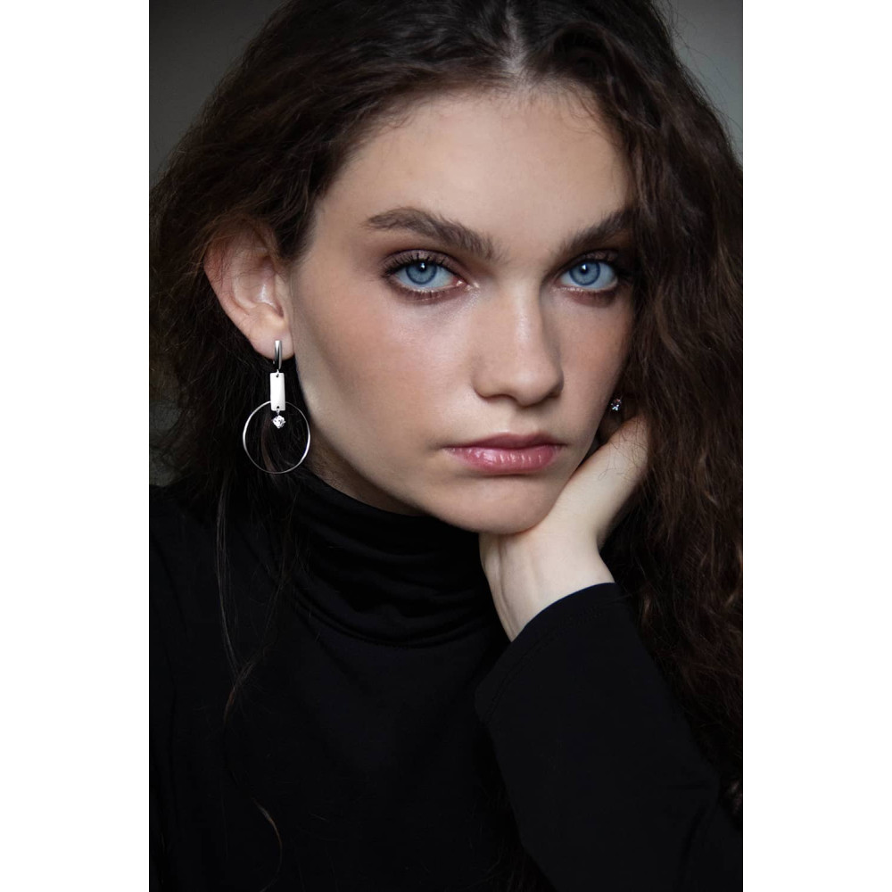 Срібні сережки (4989) - 8