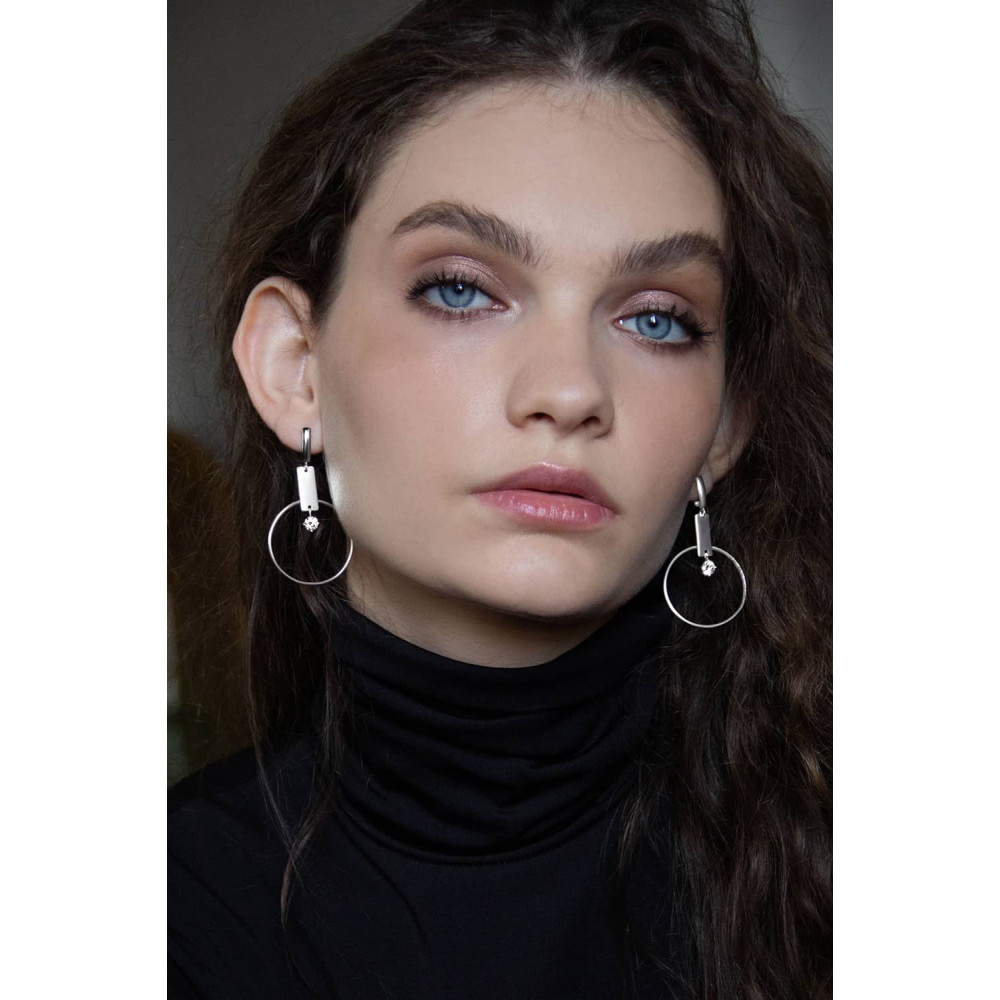 Срібні сережки (4989) - 2