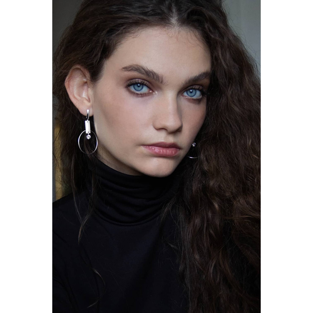 Срібні сережки (4989) - 4