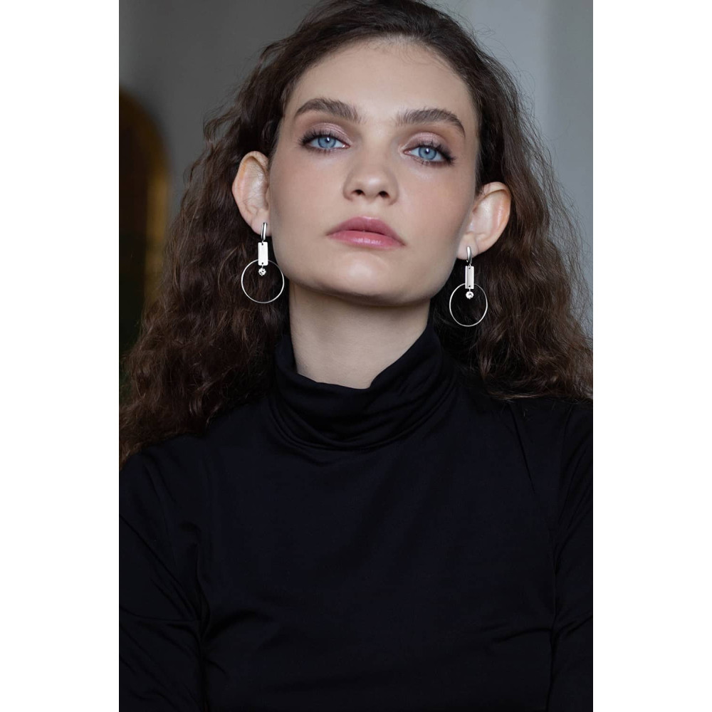 Срібні сережки (4989) - 5