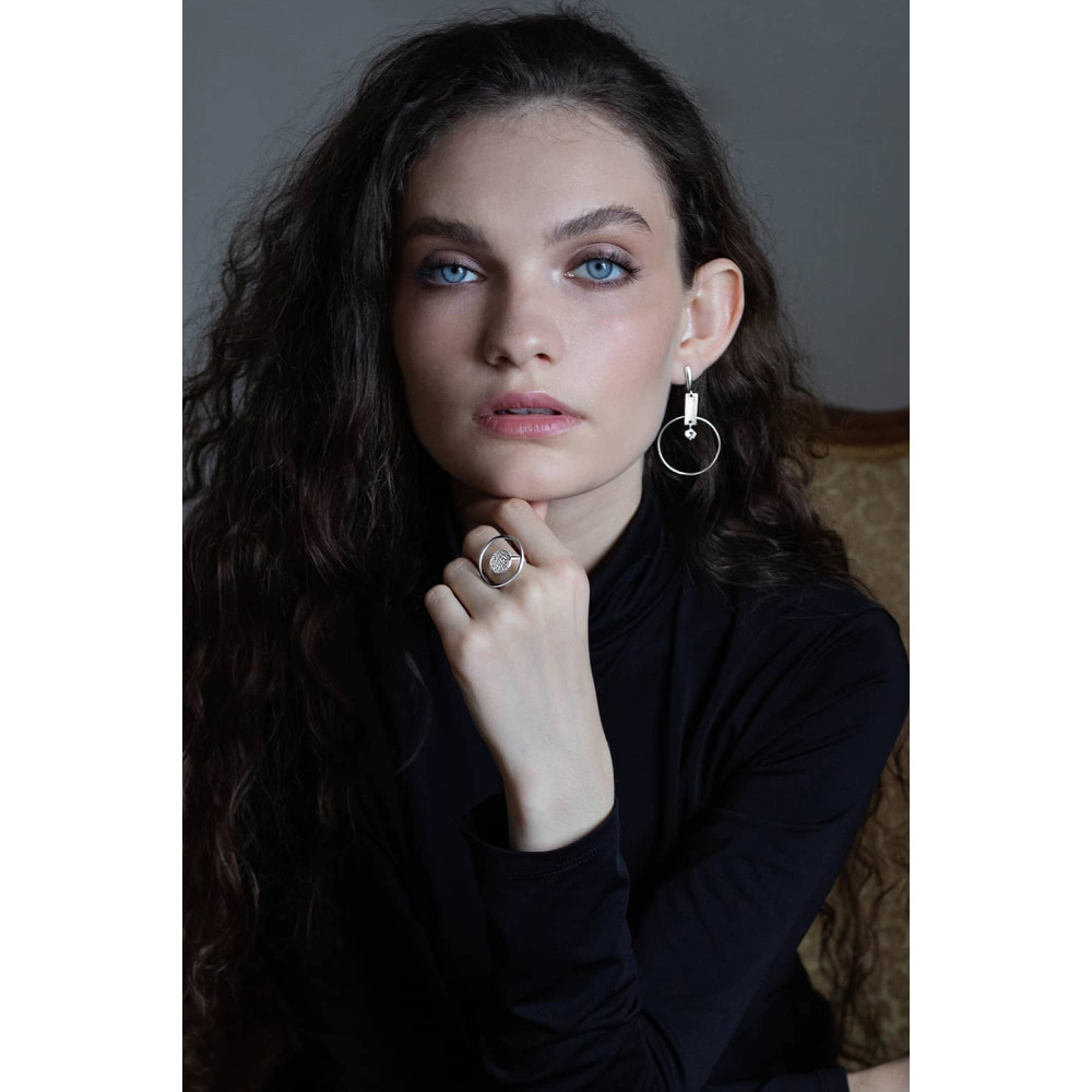 Срібні сережки (4989) - 6