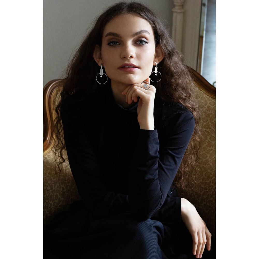 Срібні сережки (4989) - 7