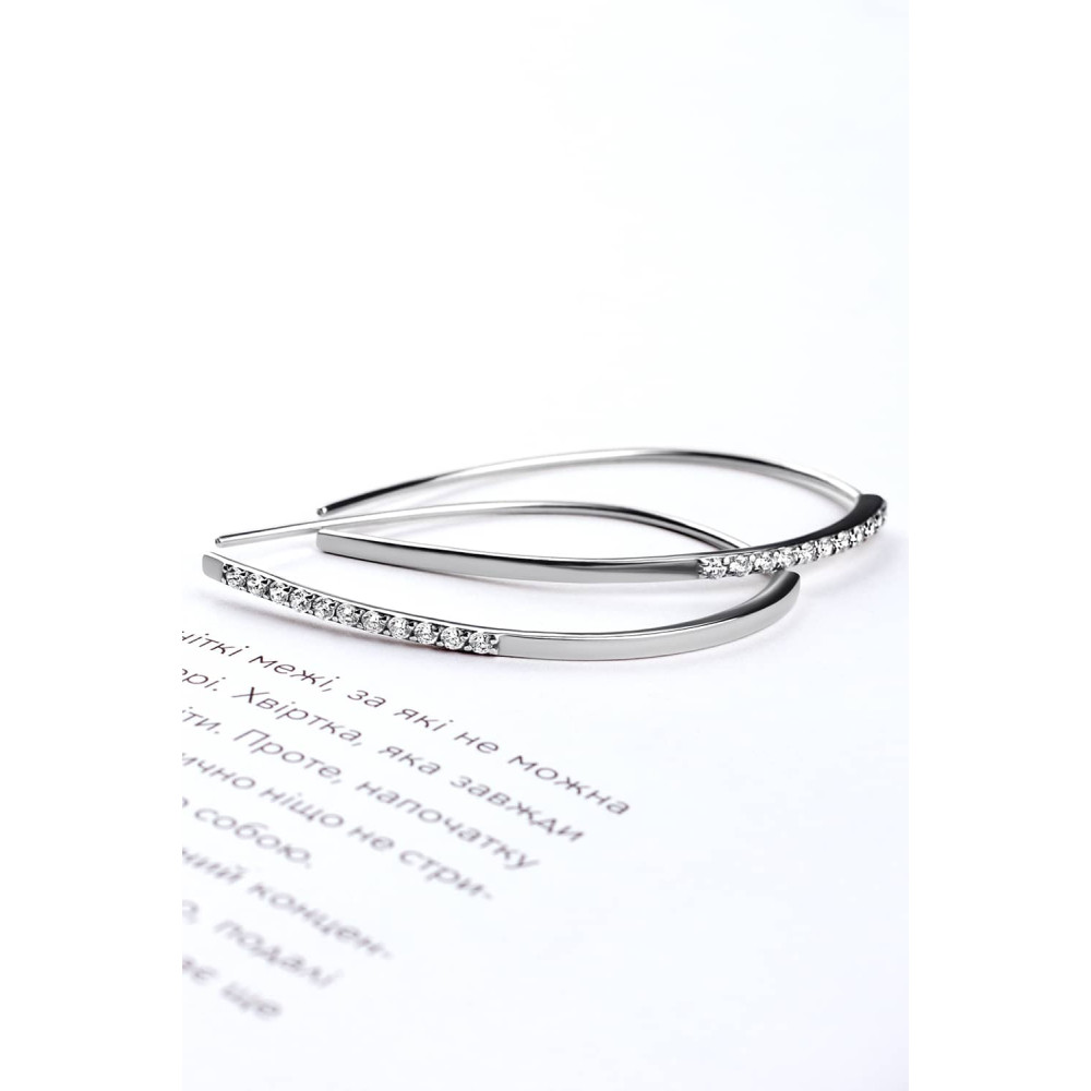 Срібні сережки (4991) - 3