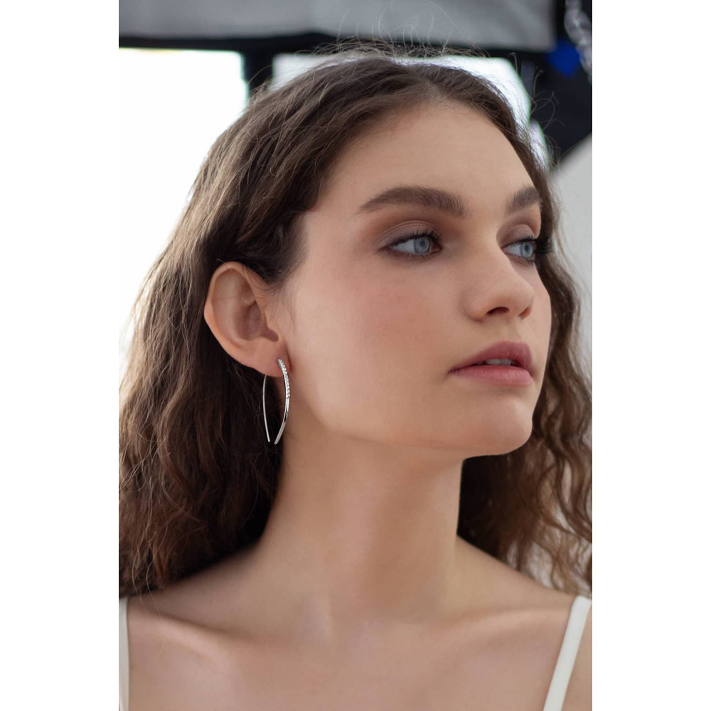 Срібні сережки (4991) - 4