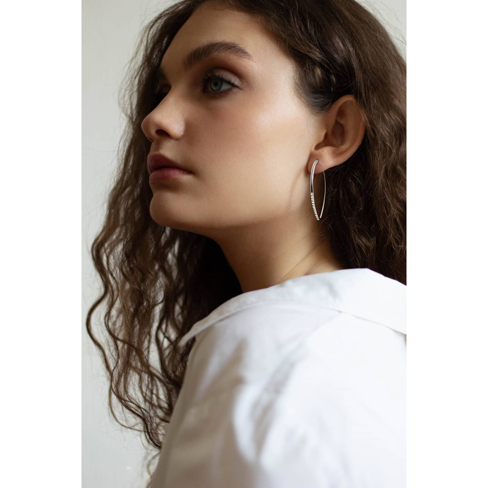 Срібні сережки (4991) - 6