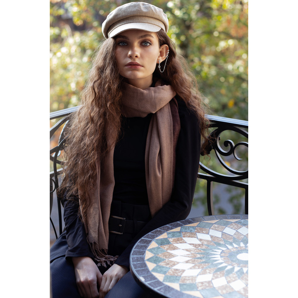 Срібна сережка з кафою (4995) - 6