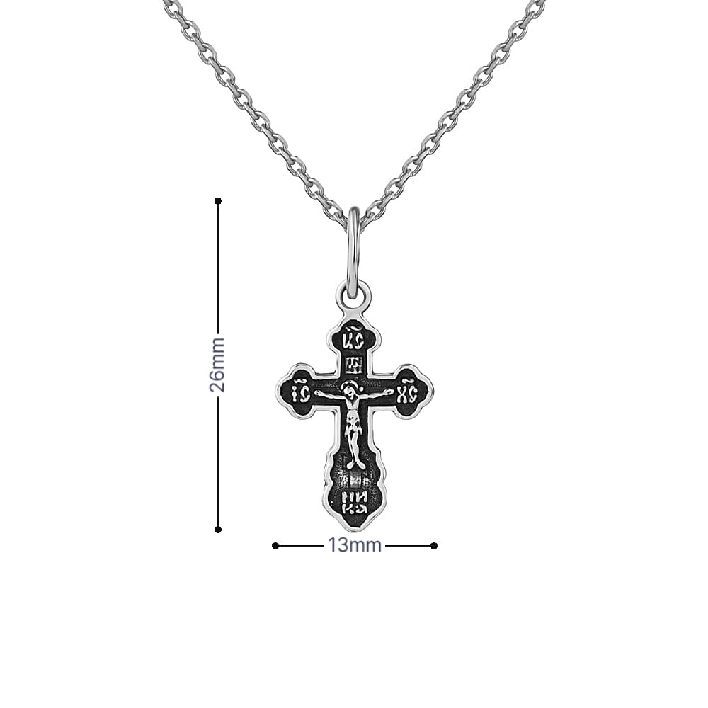 Срібний хрест з молитвою (5105) - 4