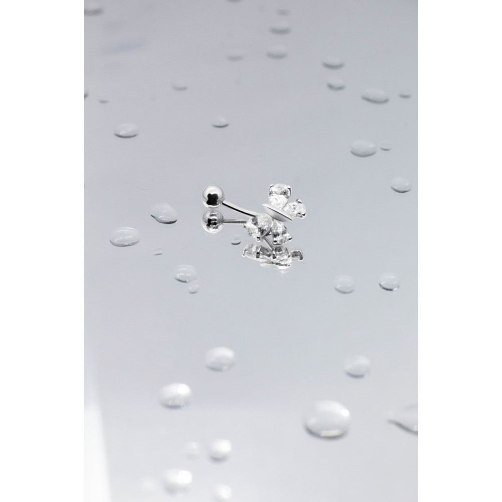 Срібний пірсинг Метелик (6006) - 4