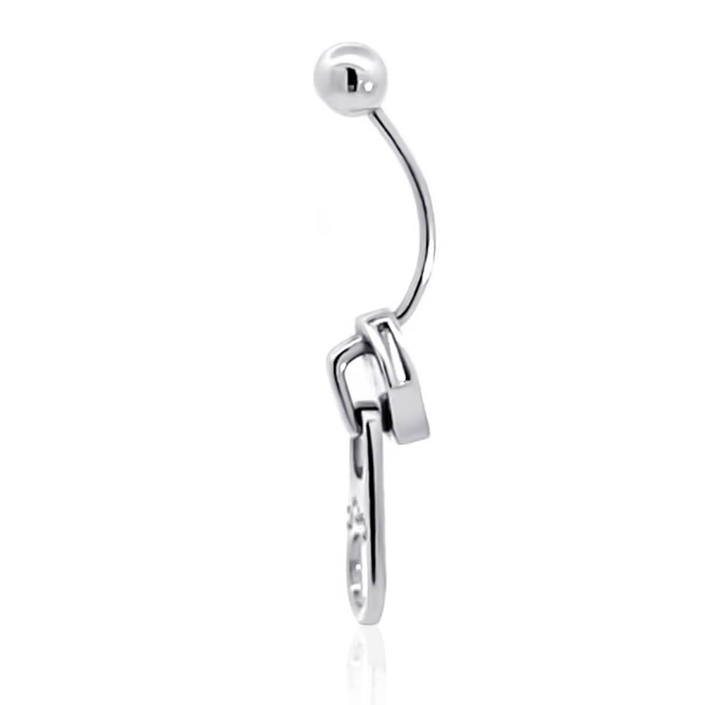 Срібний пірсинг Молнія (6019) - 2