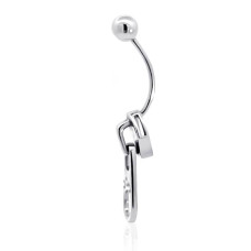 Срібний пірсинг Молнія (6019) - 2