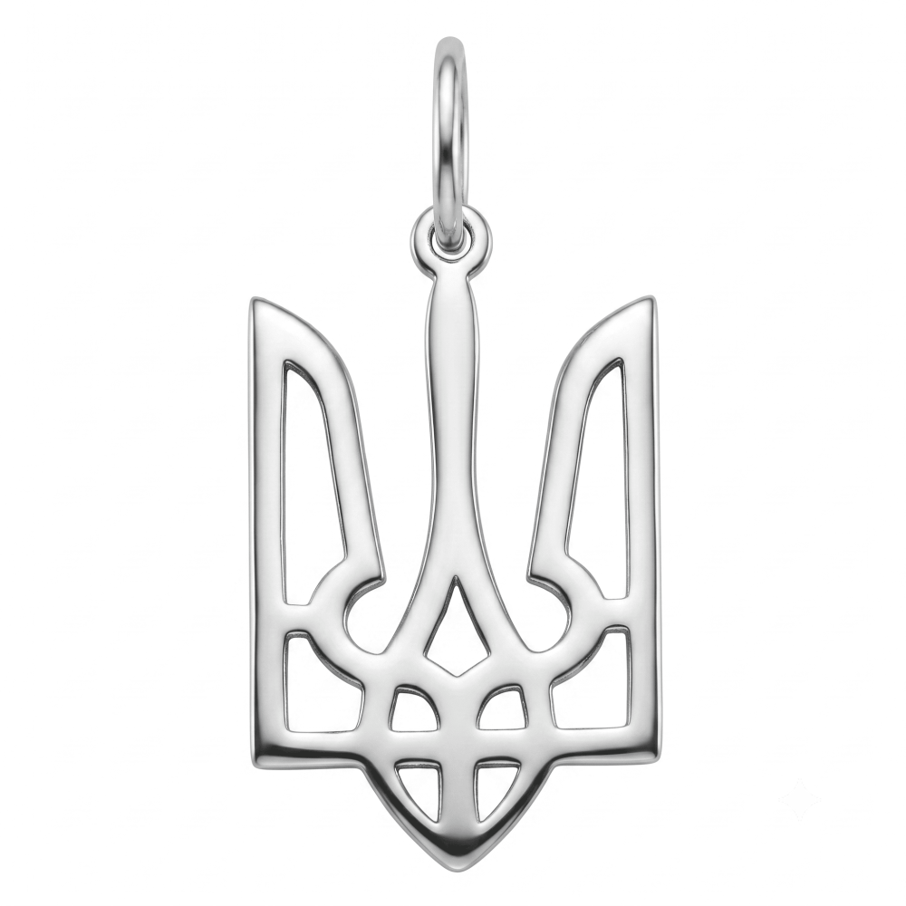 Серебряный кулон Трезубец (7056) - 1