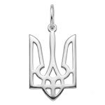 Серебряный кулон Трезубец (7056) - комплект