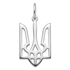  Срібний кулон Тризуб (7056)
