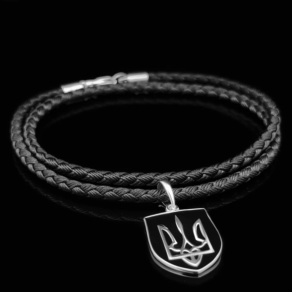 Шнурок шовковий зі сріблом (8026) - 5