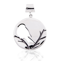 Срібний кулон Пташка на гілці (7158) Рекомендації для вас