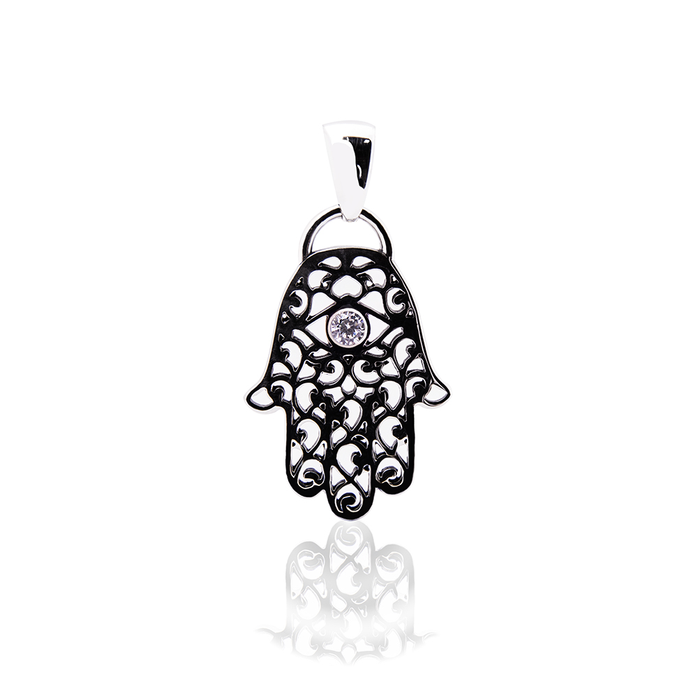 Срібний кулон Рука Фатіми (7181) - 1